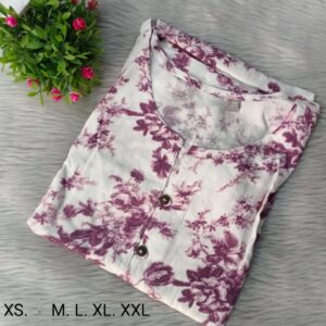 Cotton embroidery  kurthis