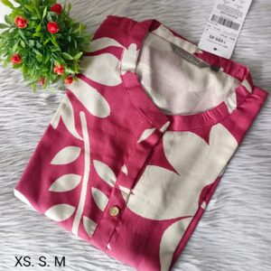 Cotton Embroidery Kurtis