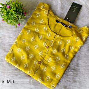 Cotton Embroidery Kurtis