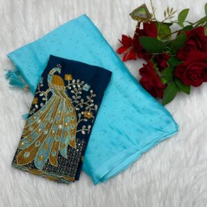 Fancy soft rangoli silk sarees