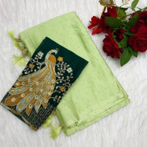 Fancy soft rangoli silk sarees