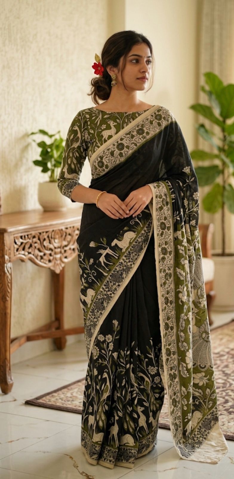 PURE KALAMKARI SOFT COTTON SAREES
