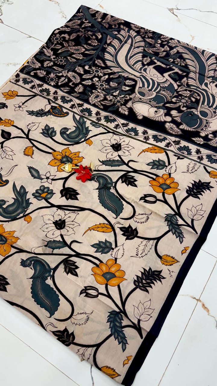 PURE KALAMKARI SOFT COTTON SAREES