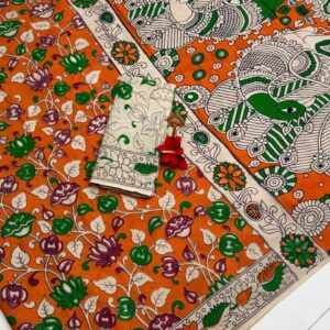 PURE KALAMKARI SOFT COTTON SAREES
