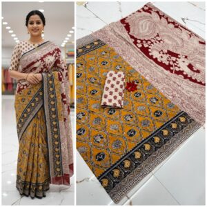 KALAMKARI SOFT COTTON SAREES