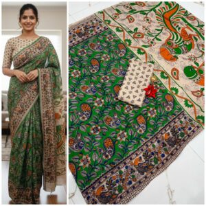 PURE KALAMKARI SOFT COTTON SAREES
