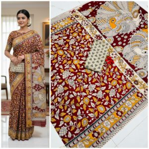 PURE KALAMKARI SOFT COTTON SAREES