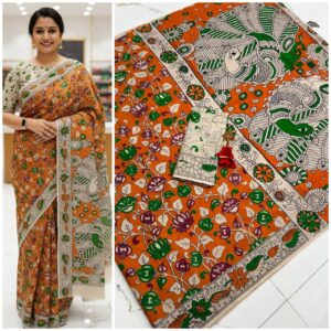 PURE KALAMKARI SOFT COTTON SAREES