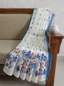 HANDLOOM  LINEN COTTON SAREES