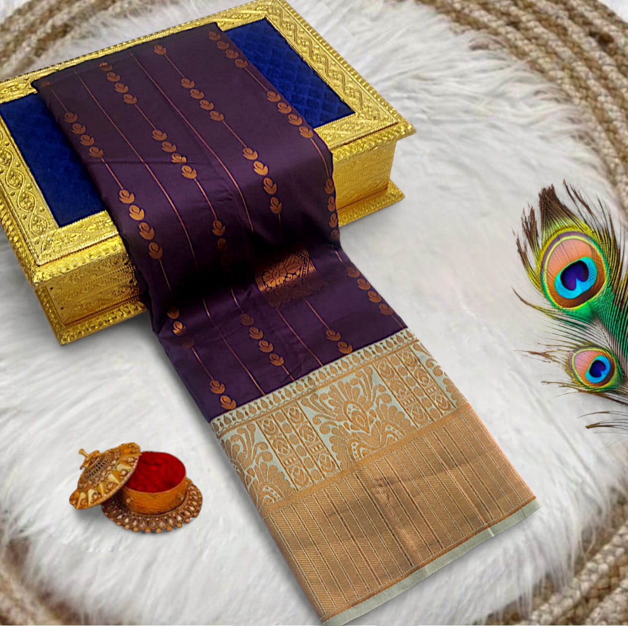 KAANJIPURAM STYLE SOFT SILK SAREES