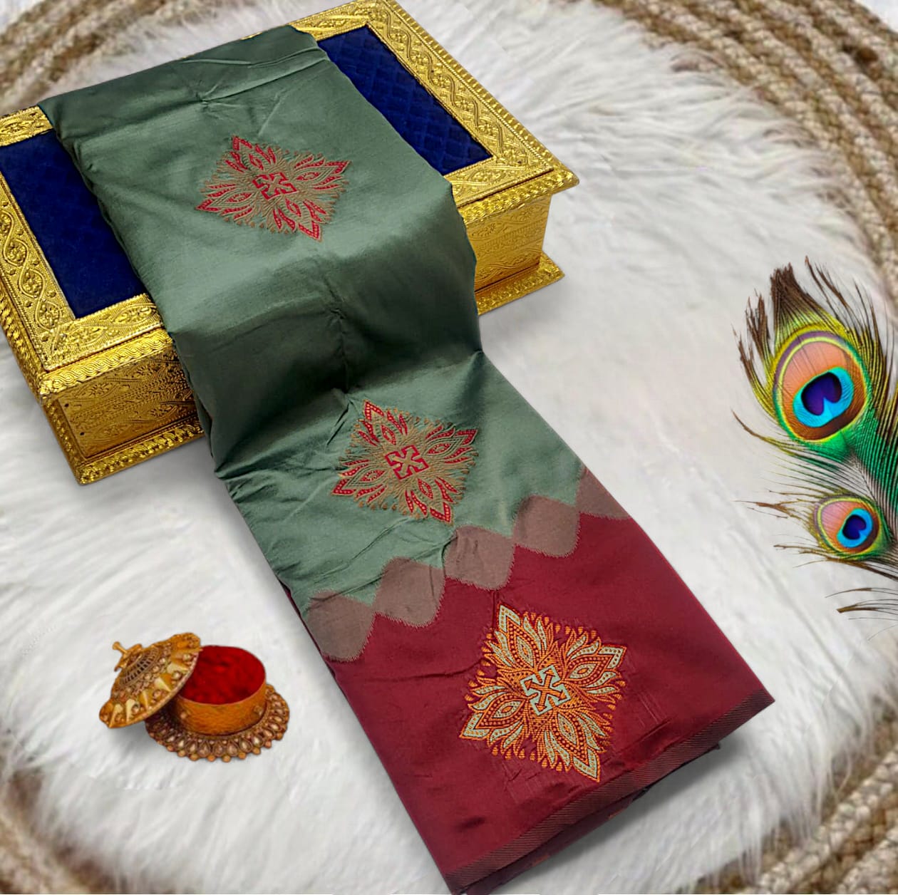 KAANJIPURAM STYLE SOFT SILK SAREES