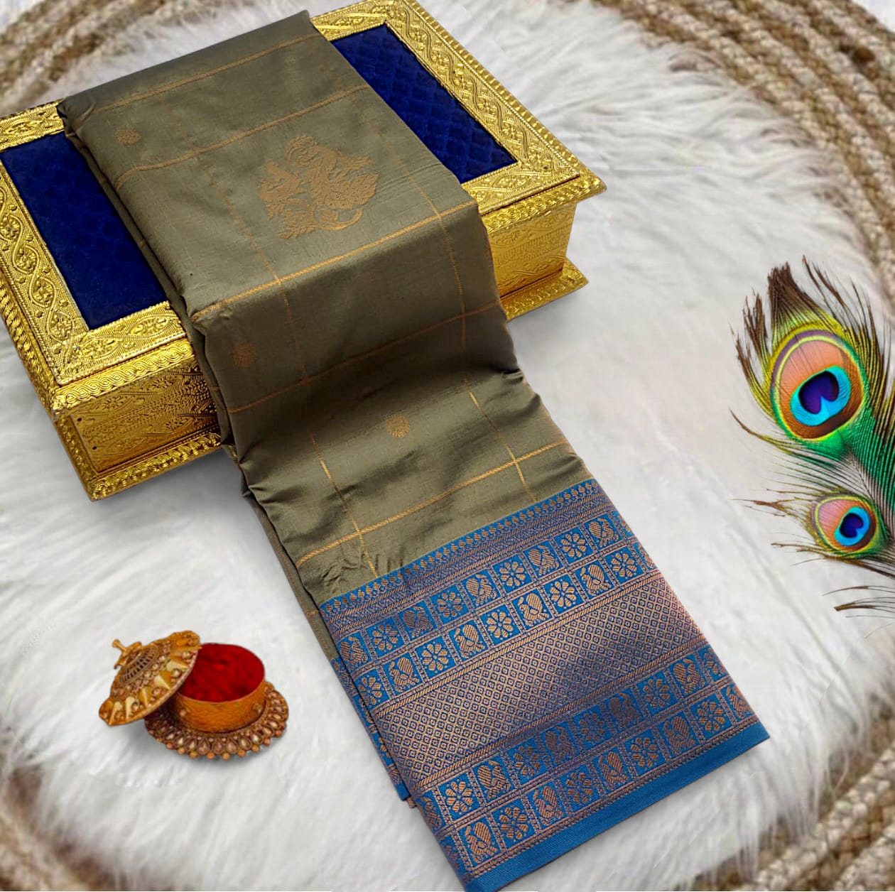 KAANJIPURAM STYLE SOFT SILK SAREES