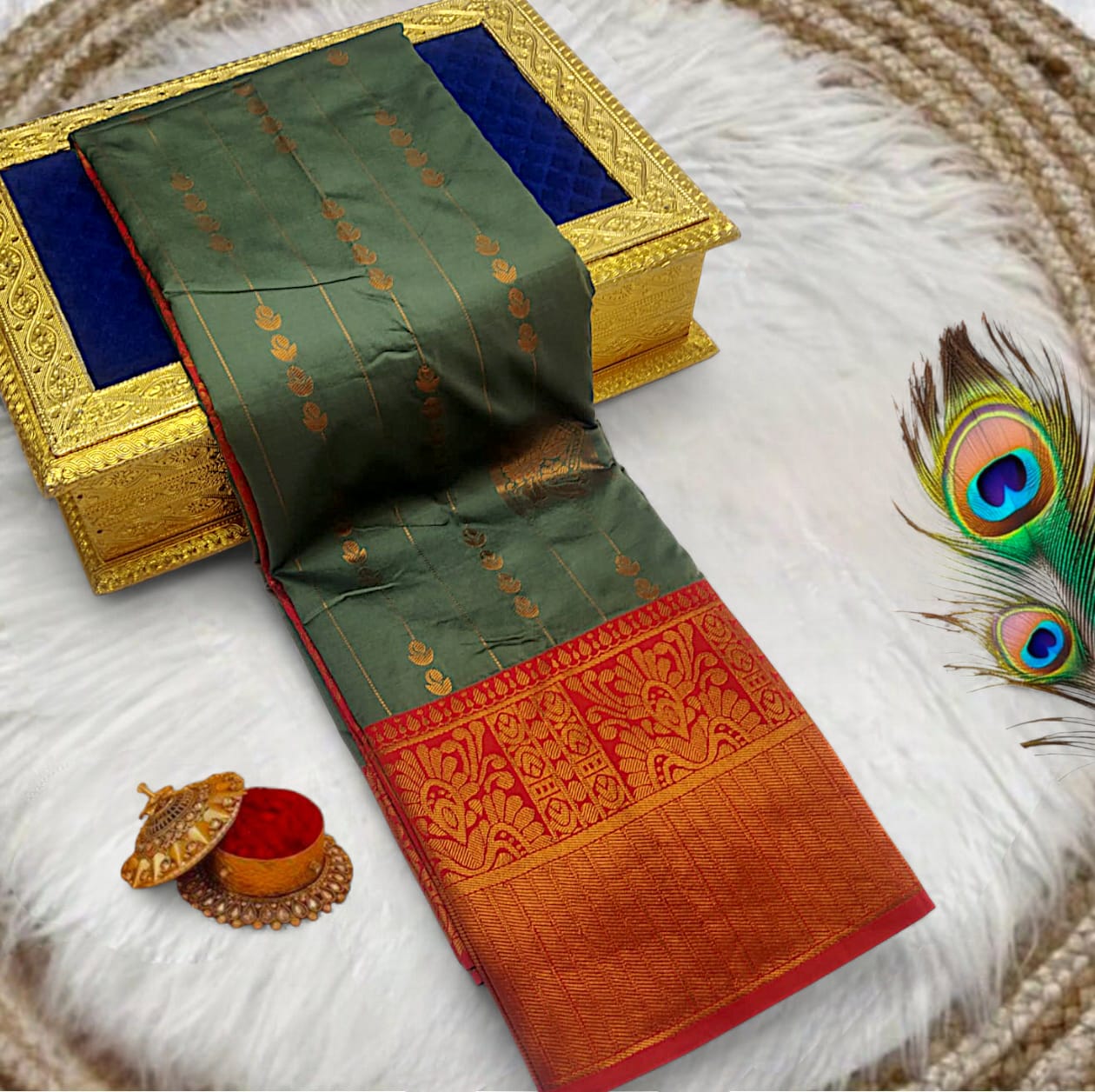 KAANJIPURAM STYLE SOFT SILK SAREES
