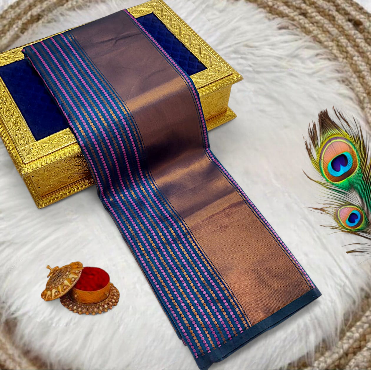 KAANJIPURAM STYLE SOFT SILK SAREES
