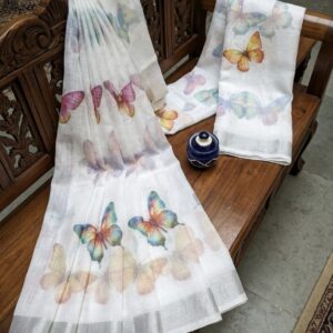 HANDLOOM  LINEN COTTON SAREES