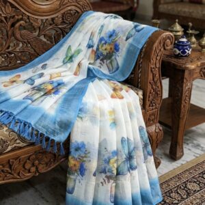 HANDLOOM  LINEN COTTON SAREES