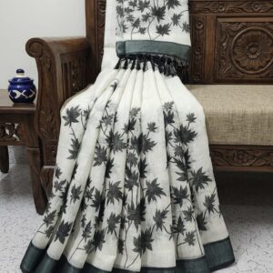 HANDLOOM  LINEN COTTON SAREES